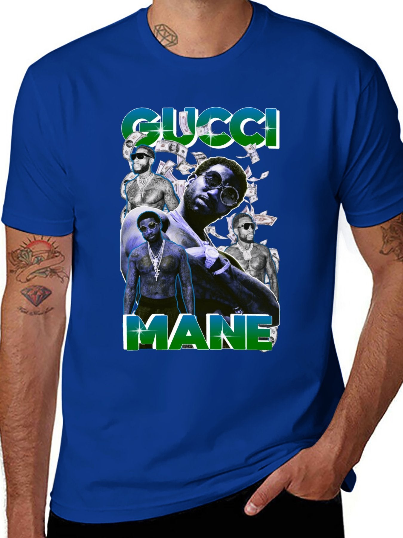 Music Unisex Cotton T-Shirt with Front Heat Transfer Print Xbbxodnzlj40