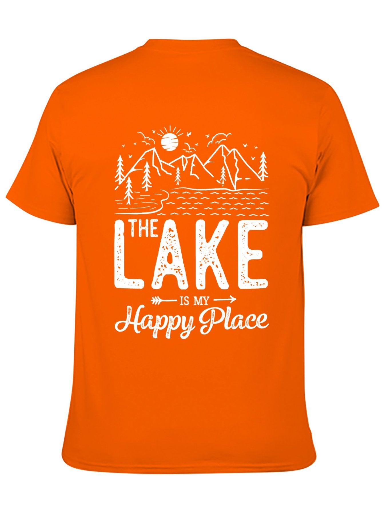 Unisex Cotton T-Shirt with Back Heat Transfer Printxb44321jlm6t