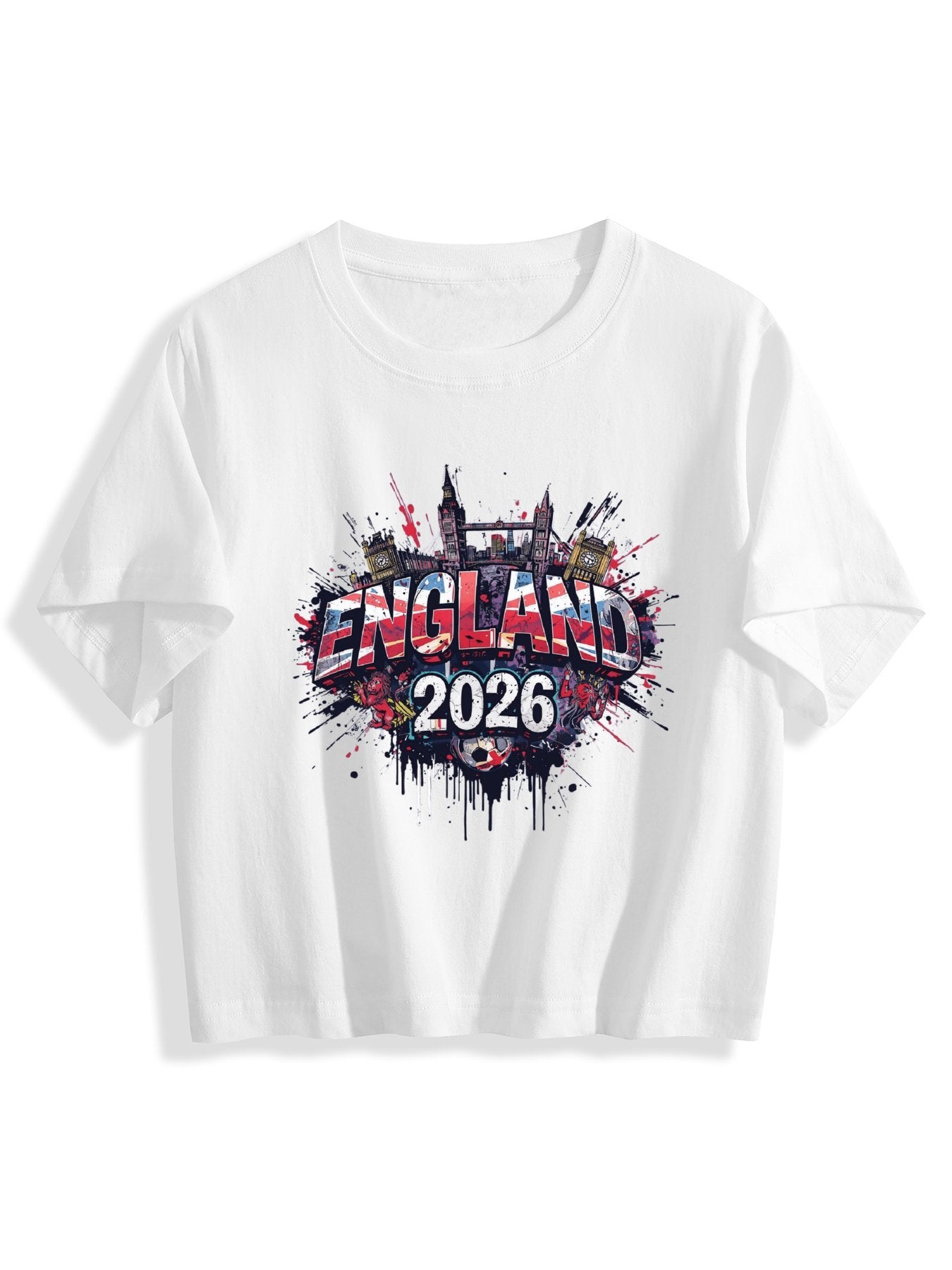 World Cup 2026 Women's Crop Top T-Shirt England