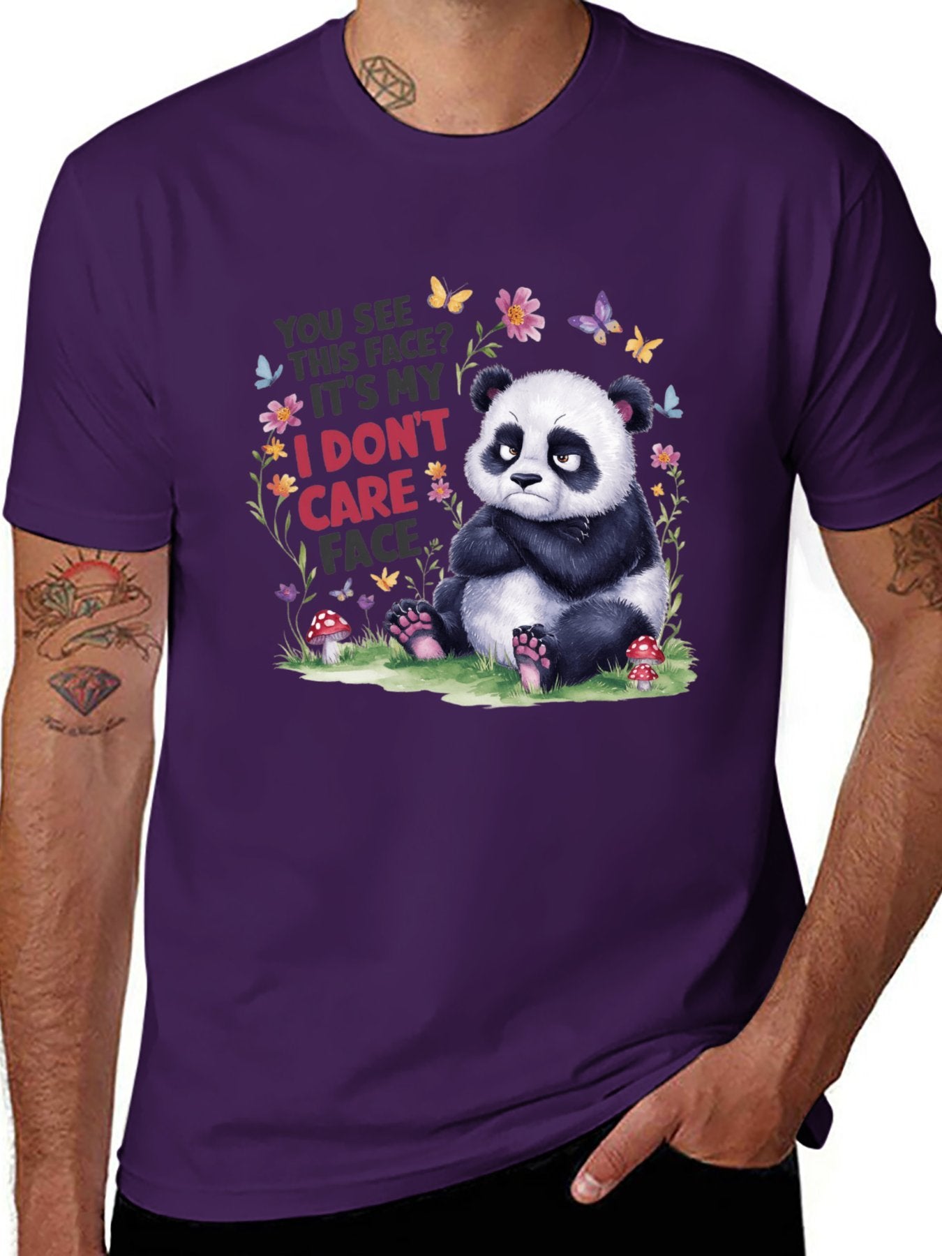 Funny Animals Unisex Cotton T-Shirt with Front Heat Transfer Print Xg2wdsr7c0y0