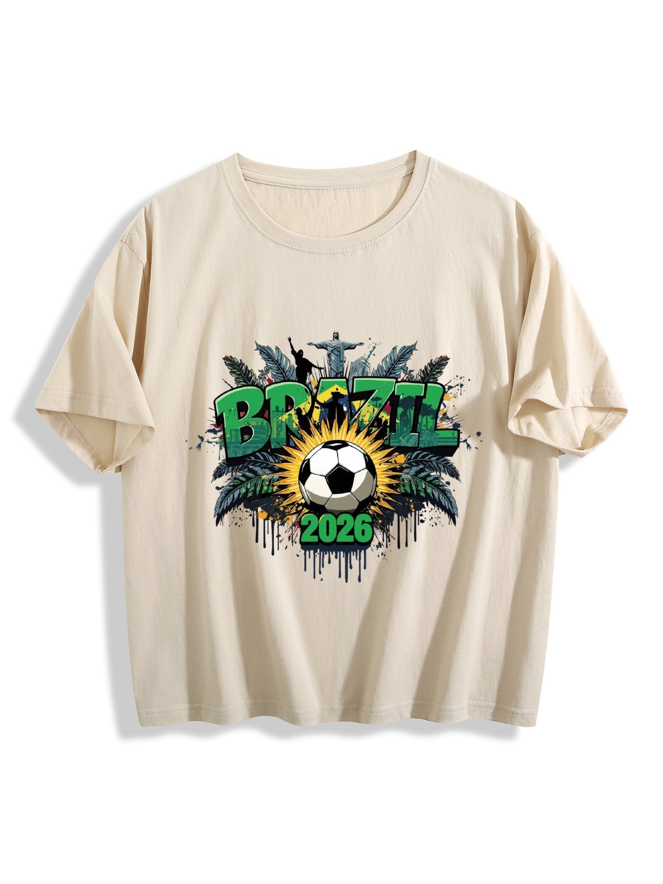 World Cup 2026 Women's Crop Top T-Shirt Brazil