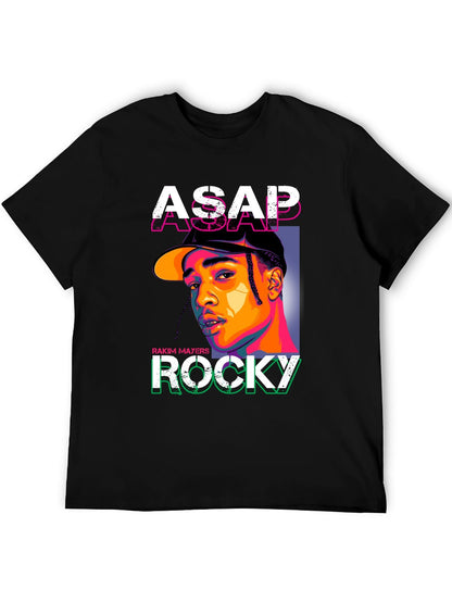 Music Unisex Cotton T-Shirt with Front Heat Transfer Print Xbbxy8mo935v