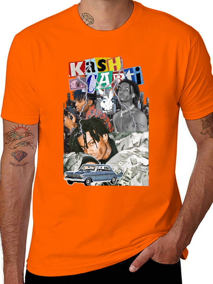 Music Unisex Cotton T-Shirt with Front Heat Transfer Print Xbbxo22yqsr1