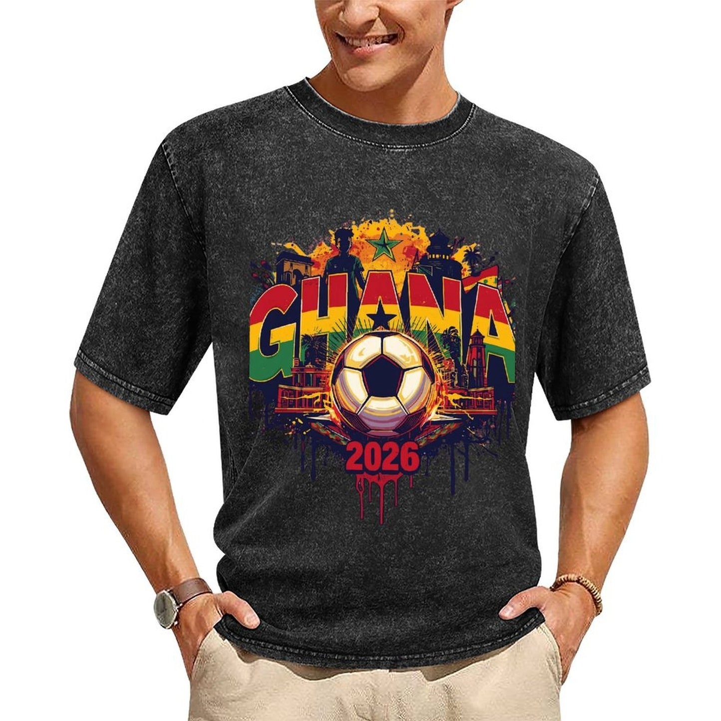 2026 World Cup Cotton T-Shirt Ghana