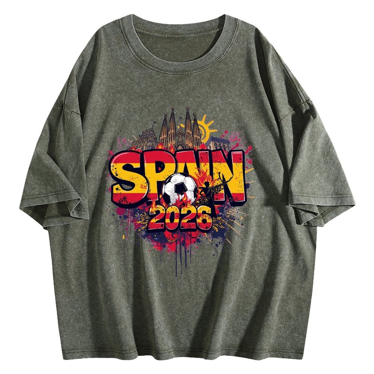 2026 World Cup Cotton T-Shirt Spain