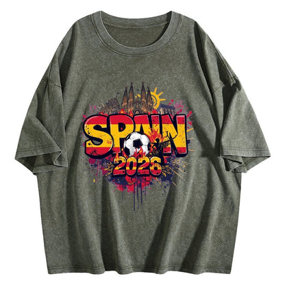 2026 World Cup Cotton T-Shirt Spain