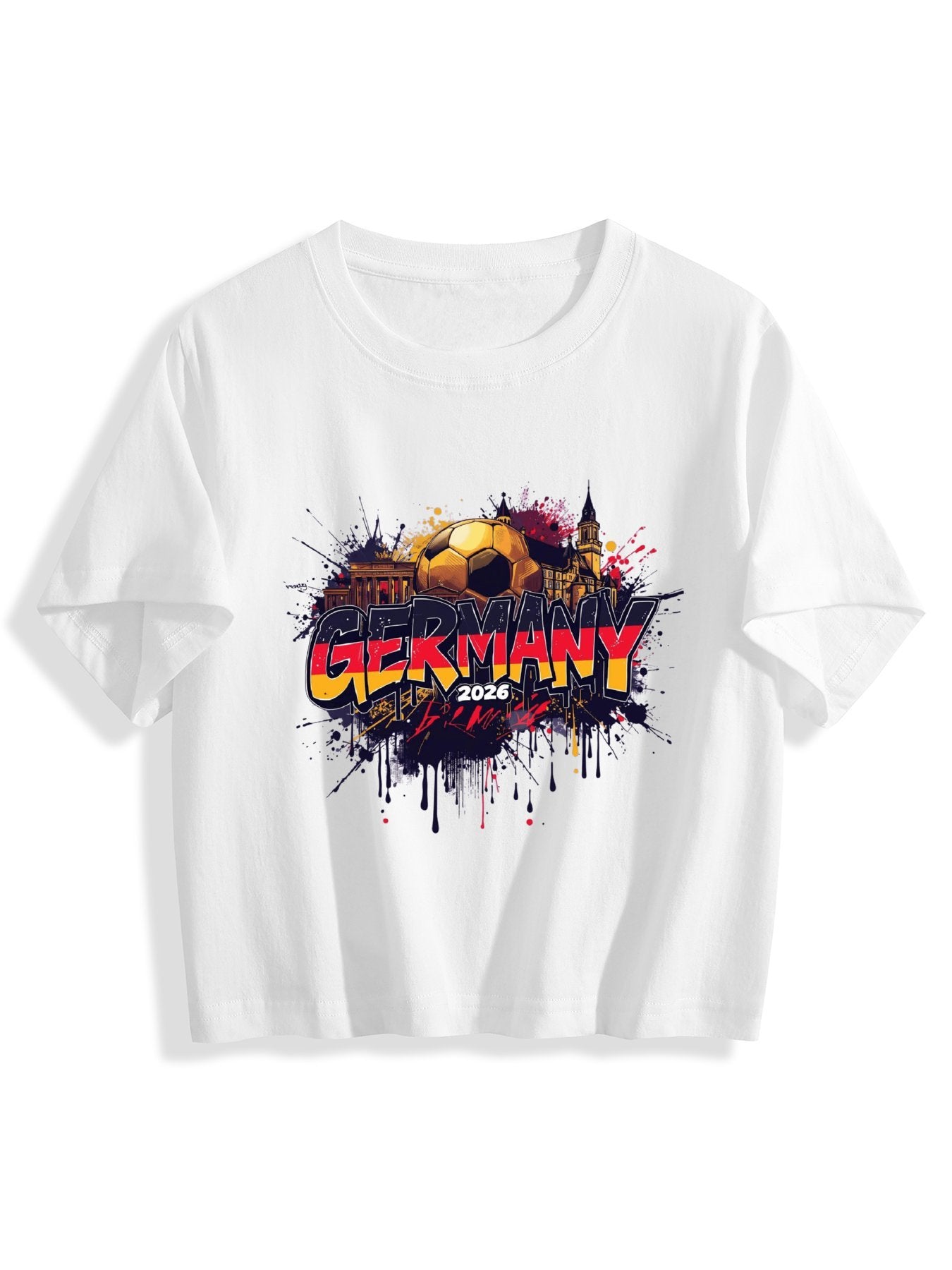 World Cup 2026 Women's Crop Top T-Shirt Germant