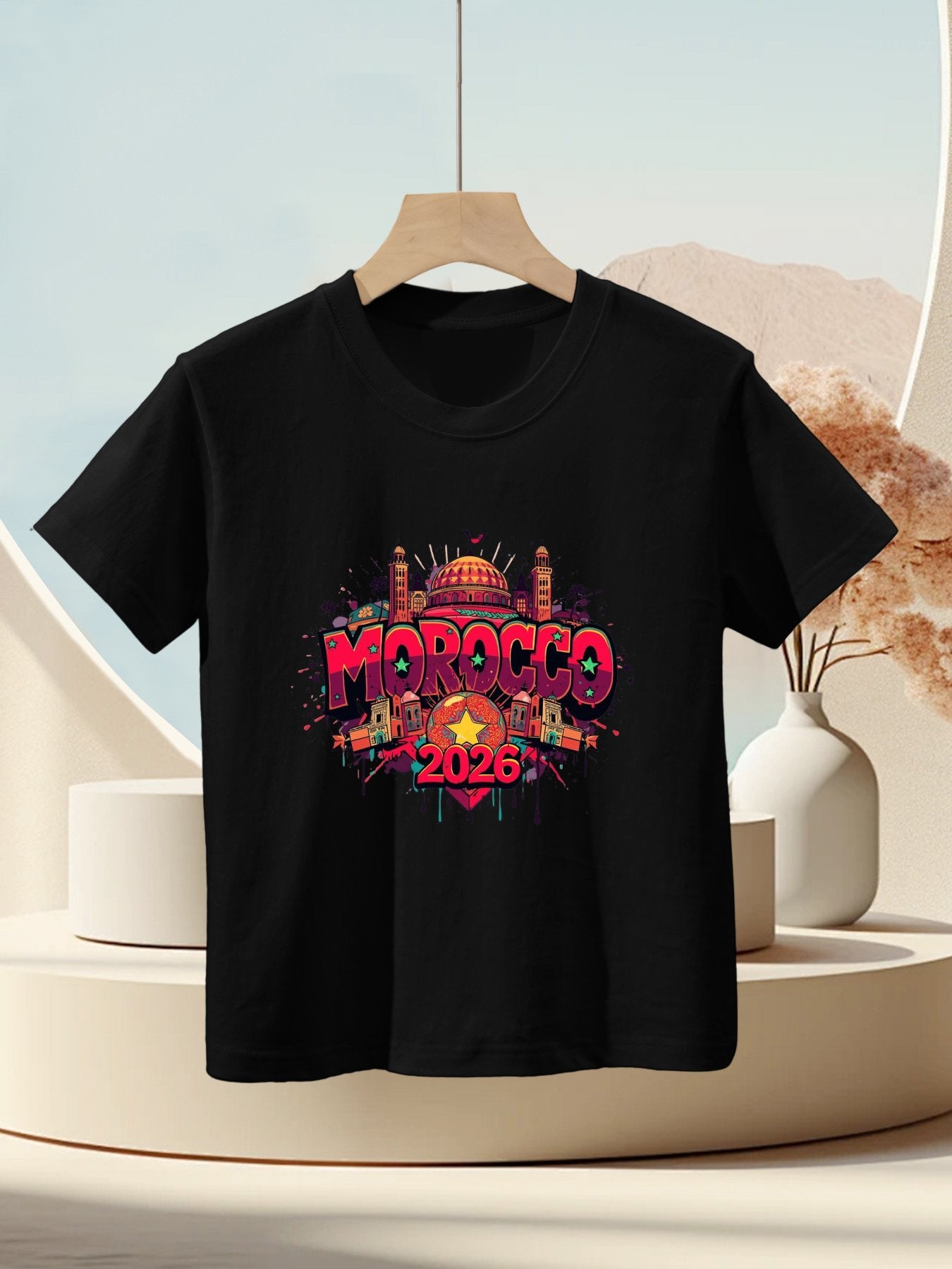 Wolrd Cup 2026 Children's T-shirt Morocco