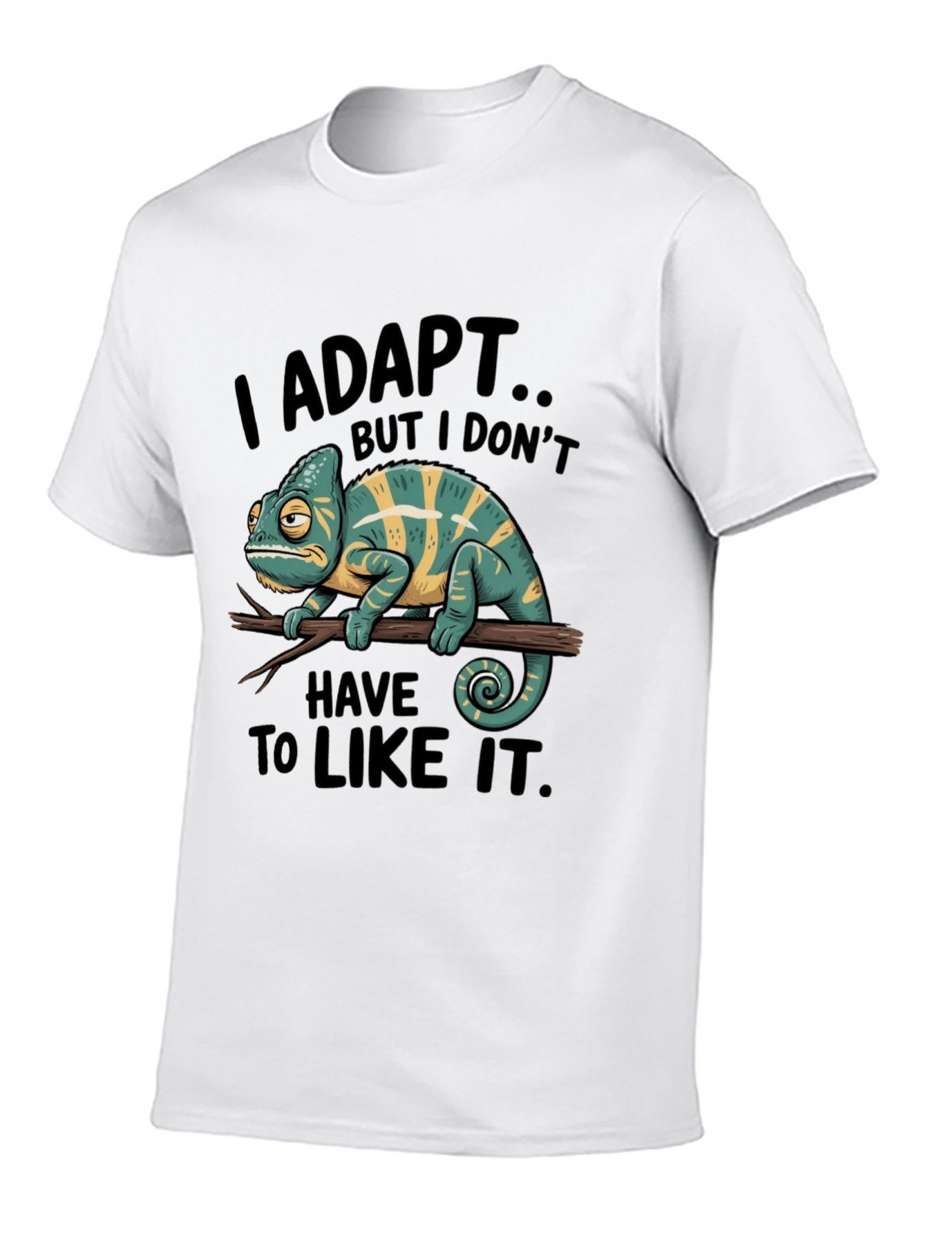 Funny Animals Unisex Cotton T-Shirt with Front Heat Transfer Print Xg2wdsfcplrx