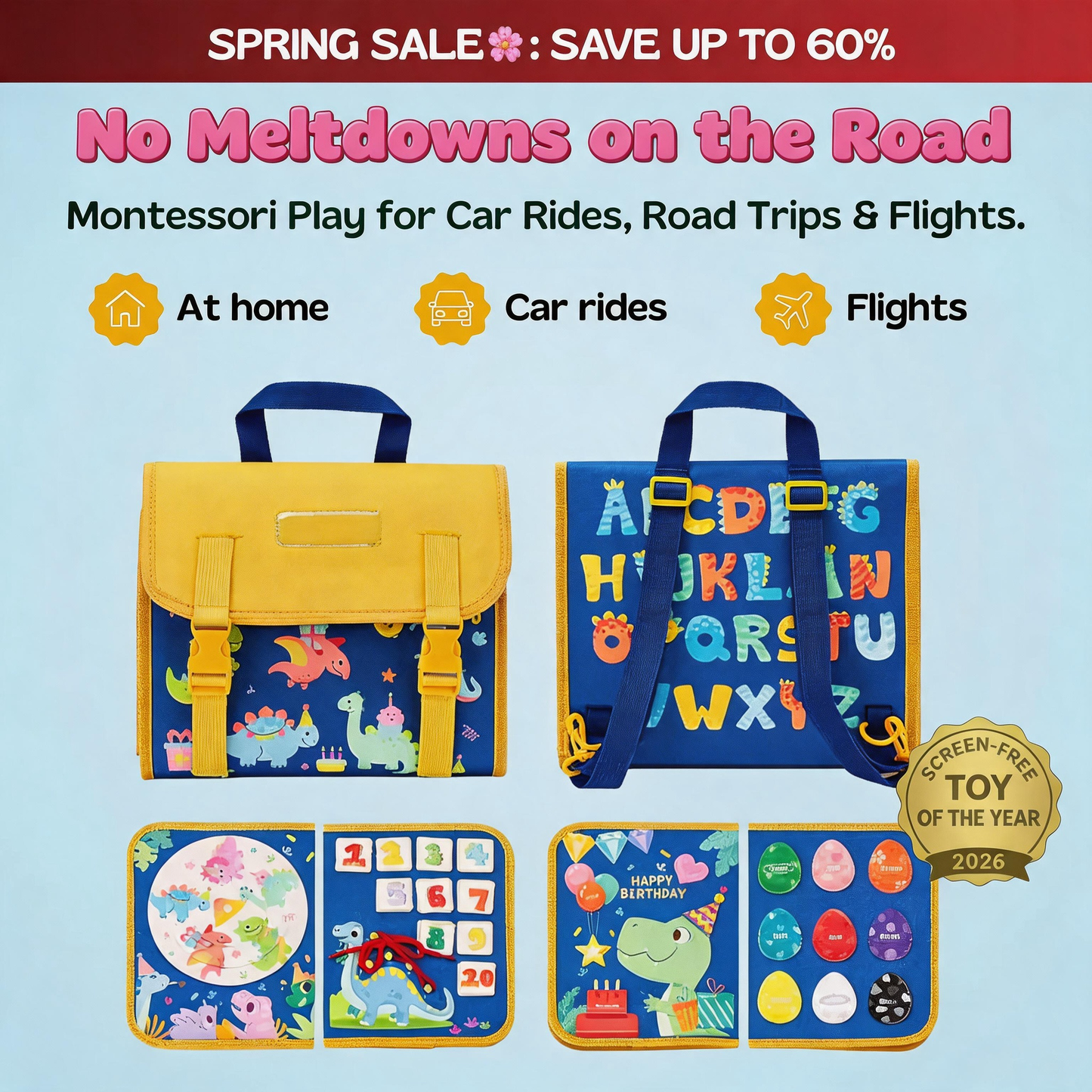 TendyToy™ Montessori Busy Board
