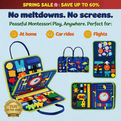 TendyToy™ Montessori Busy Board