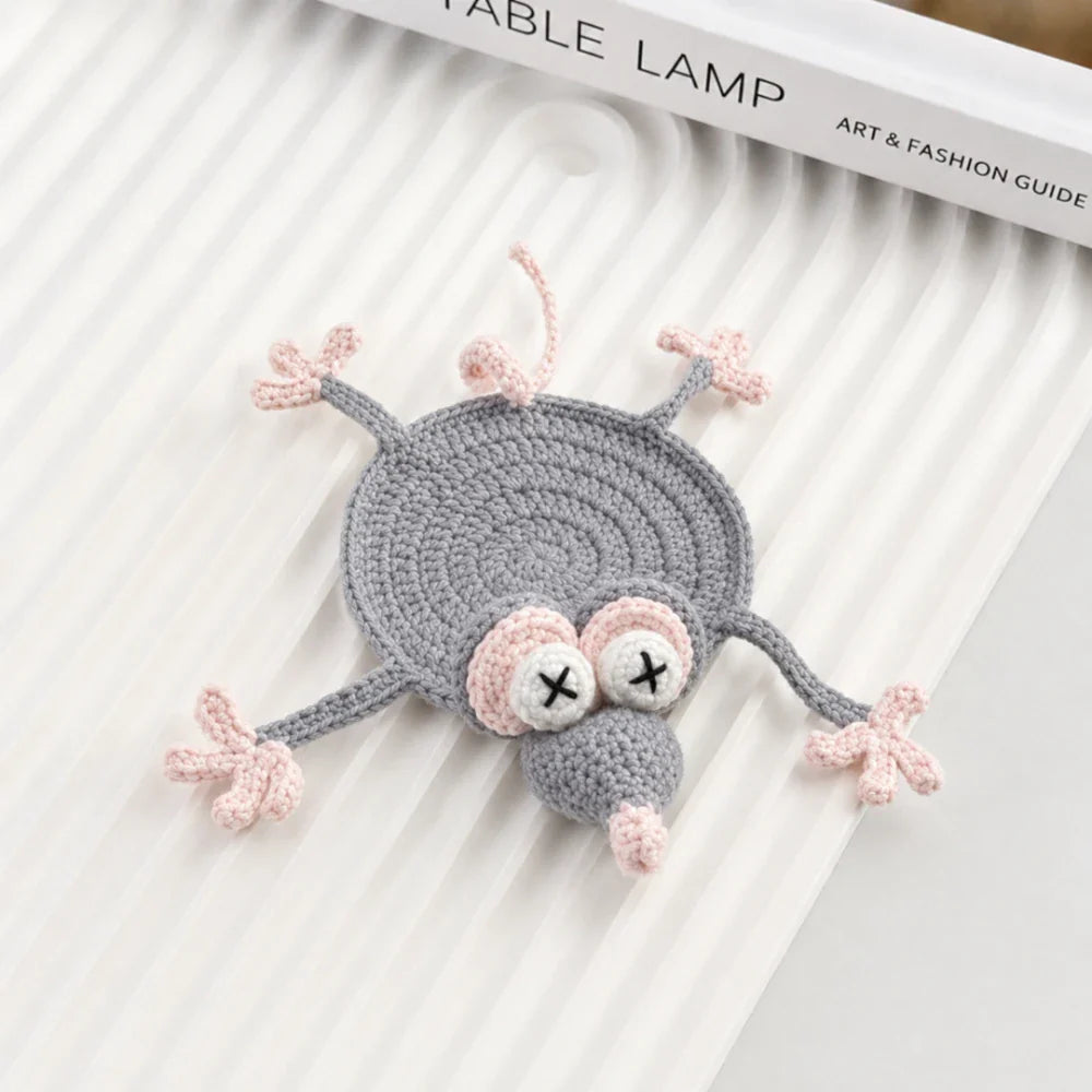 Handmade Animal Crochet Coasters - Limited Time Offer